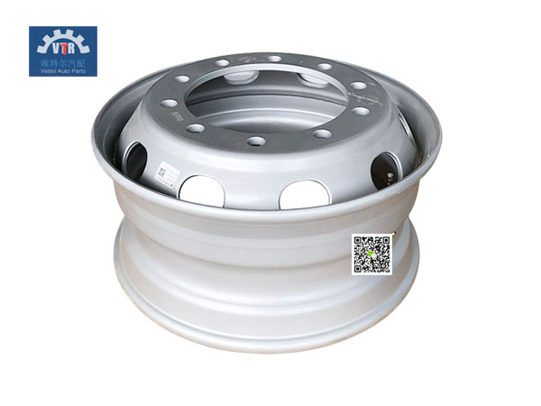 DZ93259619014   9.00×22.5-件辐板式车轮总成   wheel rim   SHACMAN F2000 F3000 X3000 M3000 Truck chassis walking accessories